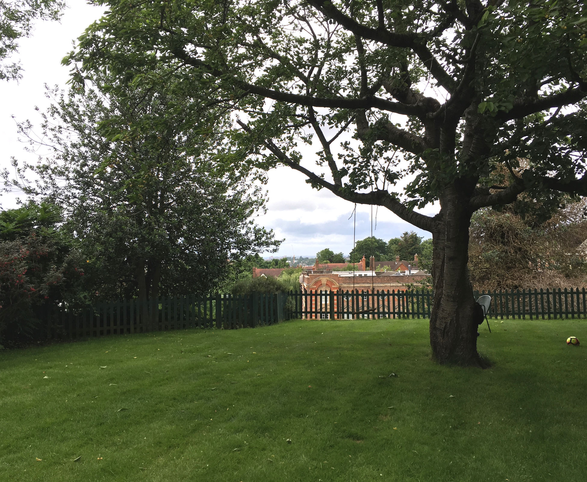 The garden before its transformation.